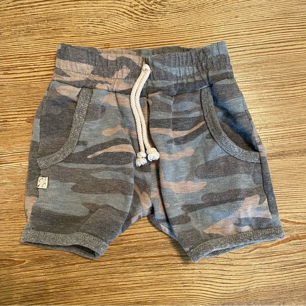 Childhoods Faded Camo Kids Shorts